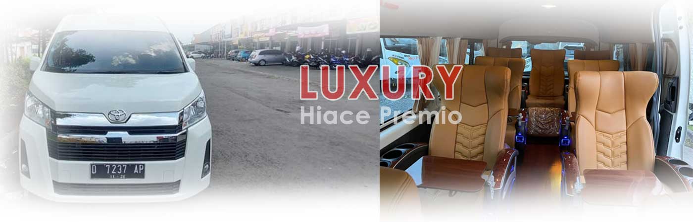 Sewa Hiace Premio Luxury Bandung Murah